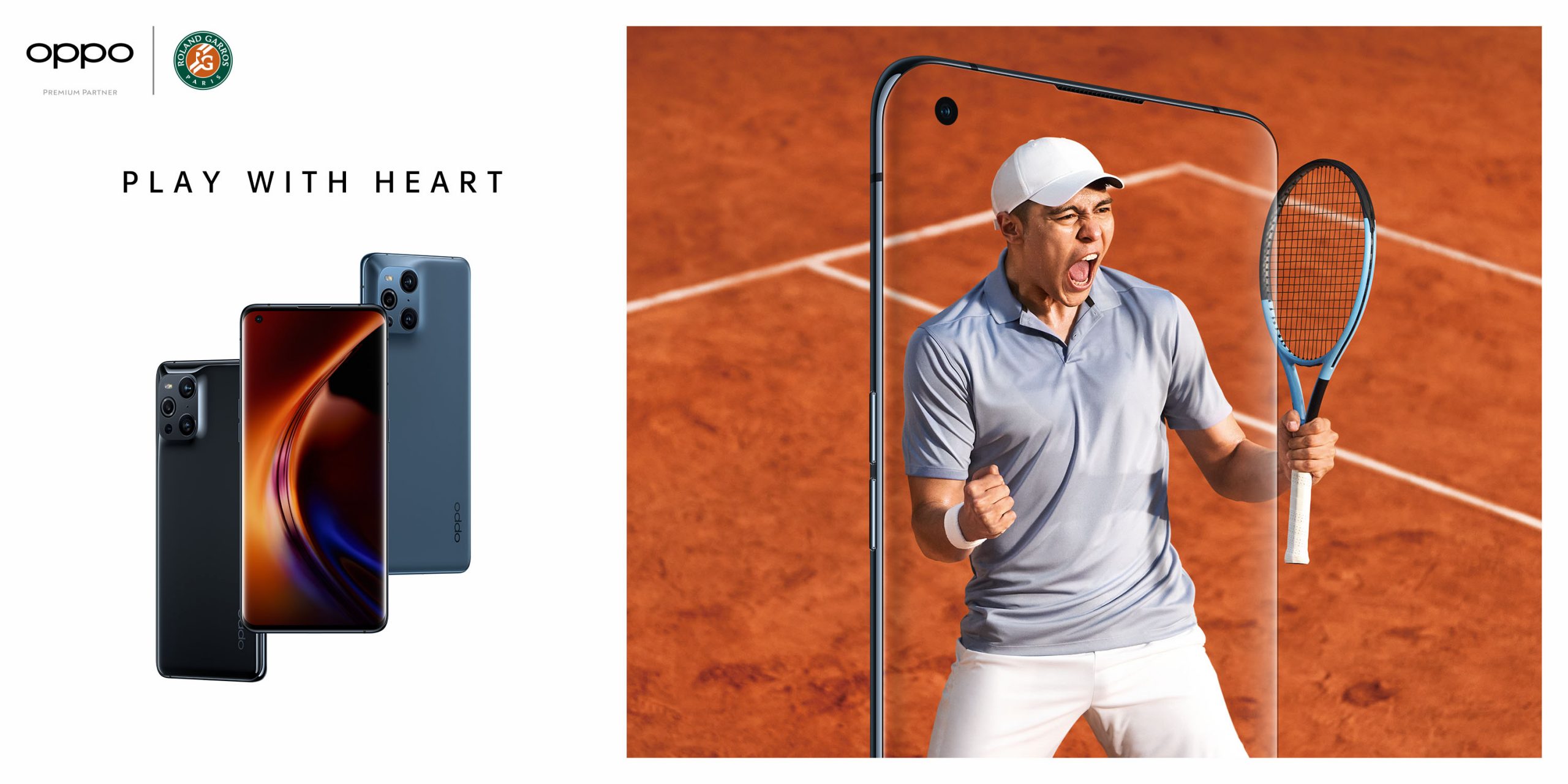 OPPO partner del Roland Garros e lancia nuovo progetto